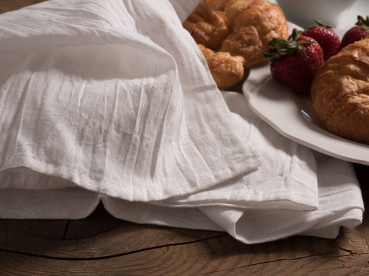 White Jumbo Flour Sacks - Set of 4 | KAF Home