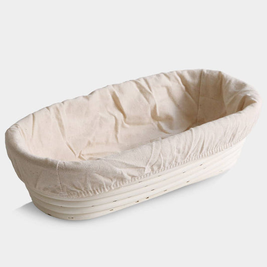 Oblong Proofing Basket and Liner | Breadtopia