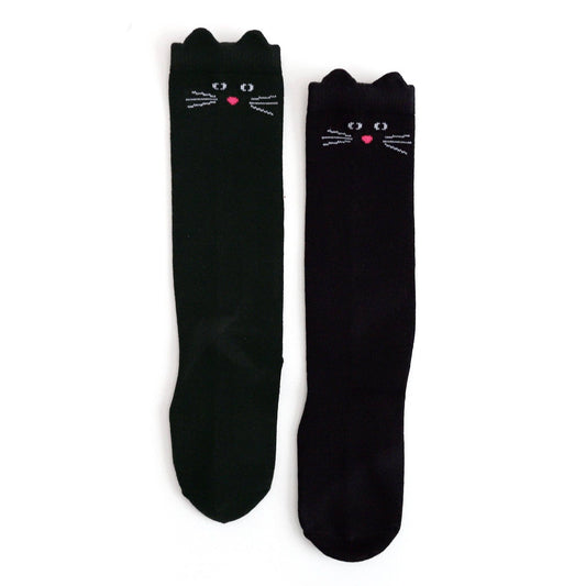 Black Cat Knee High Socks | Little Stocking Co.