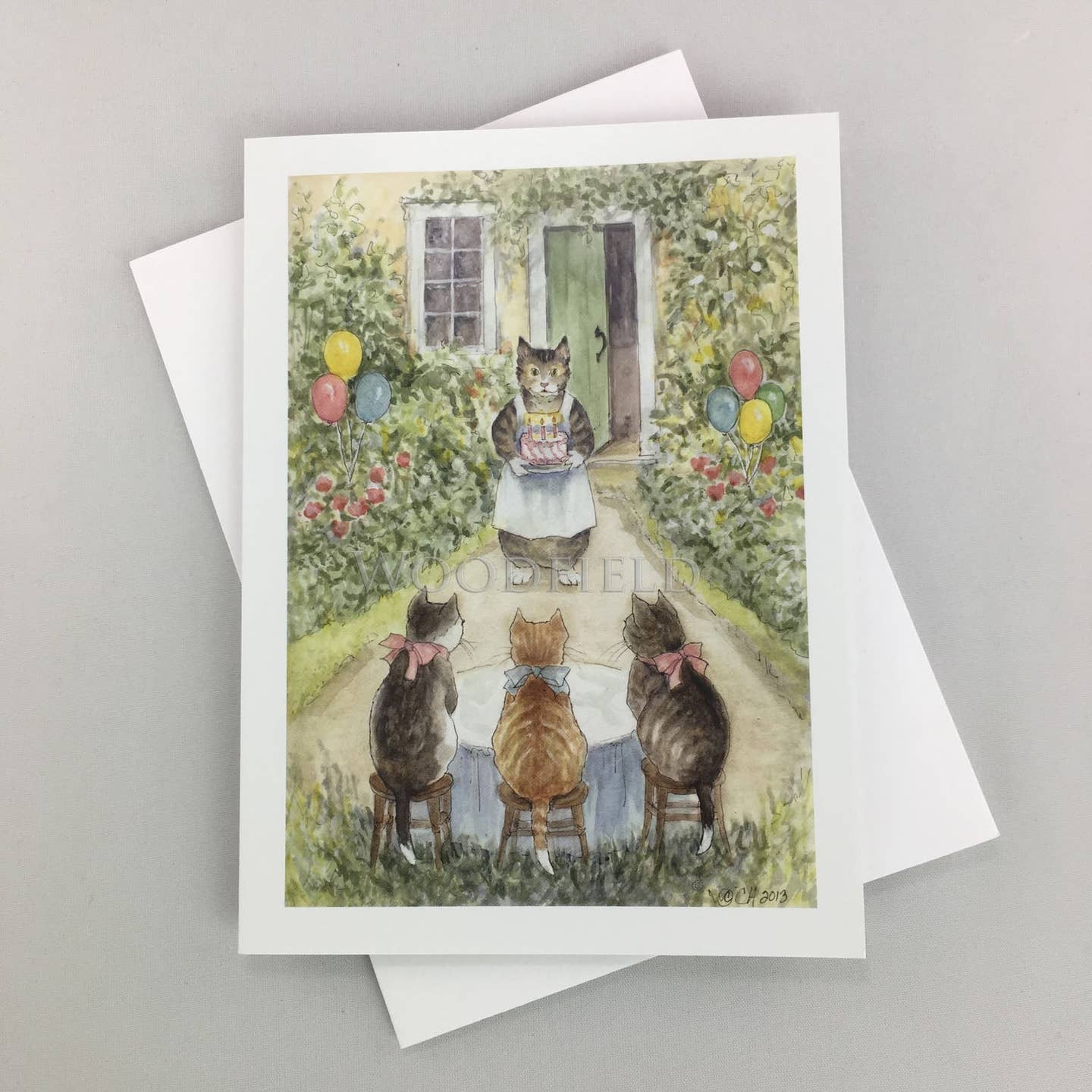 Kittens' Birthday Notecard | Woodfield Press