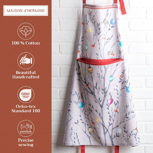 Fairy Christmas Cotton Apron | Maison d'Hermine
