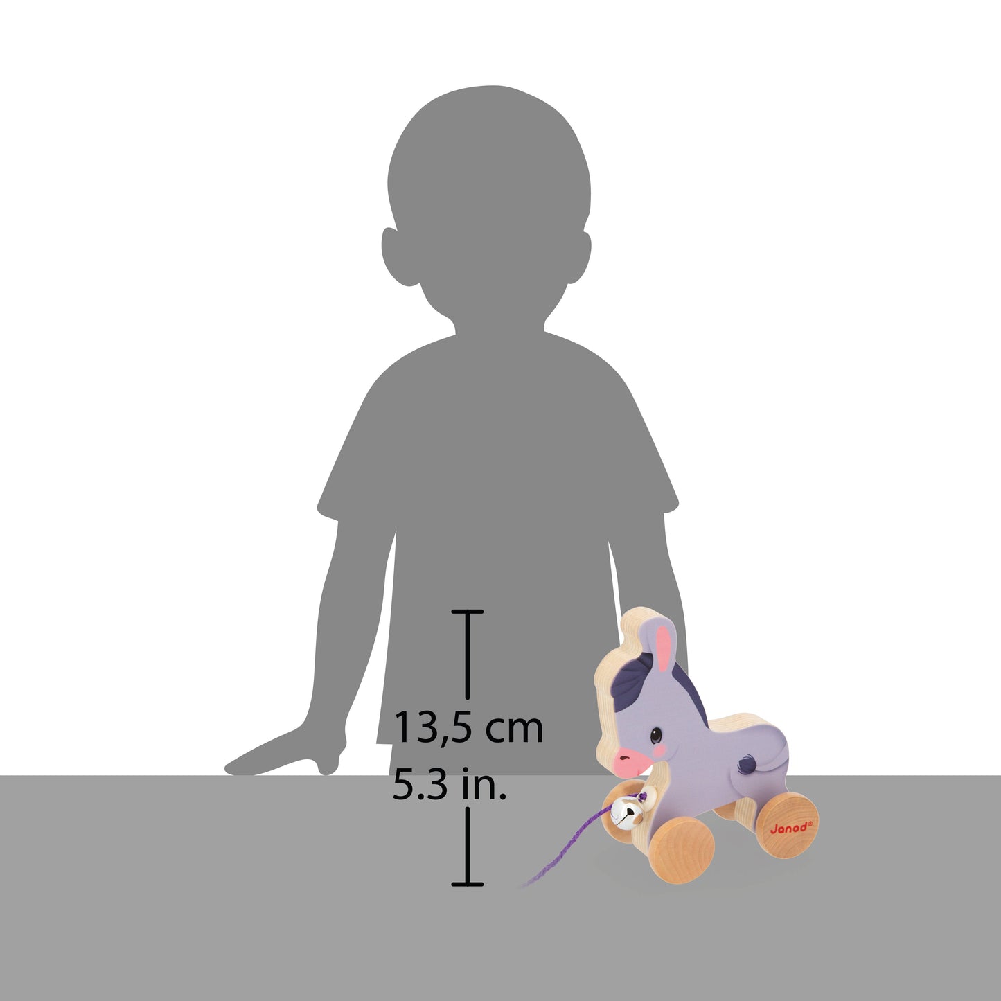 Wooden Pull-Along Donkey | Janod