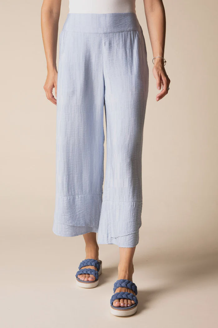 Whisper Jacquard Rayon Crop Pant | Habitat Clothing