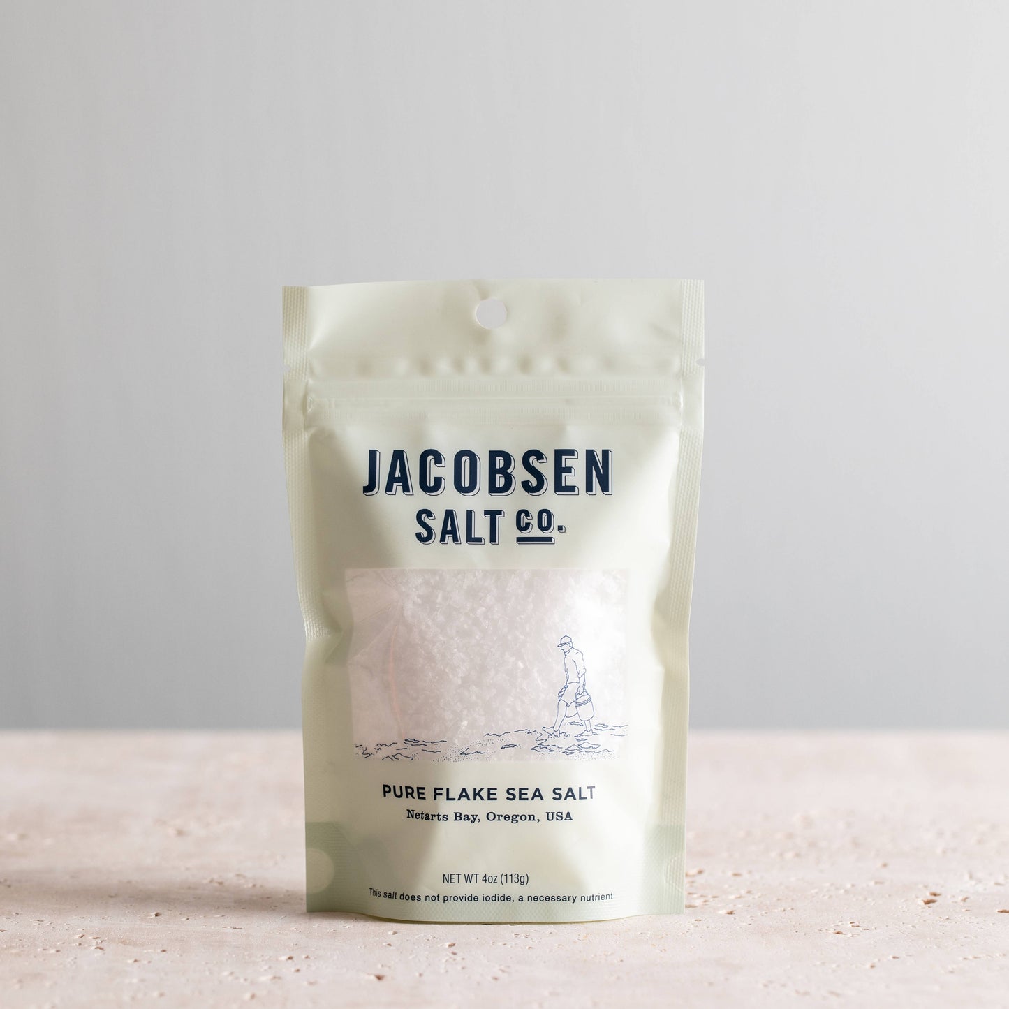 Pure Flake Sea Salt - 4 oz bag | Jacobsen Salt Co.