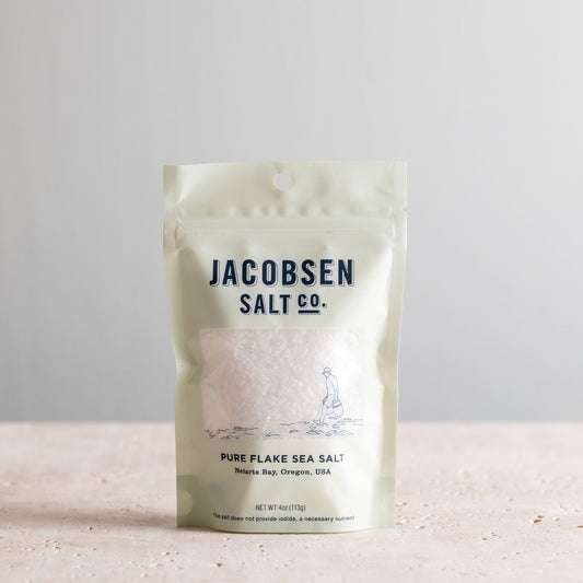 Pure Flake Sea Salt - 4 oz bag | Jacobsen Salt Co.