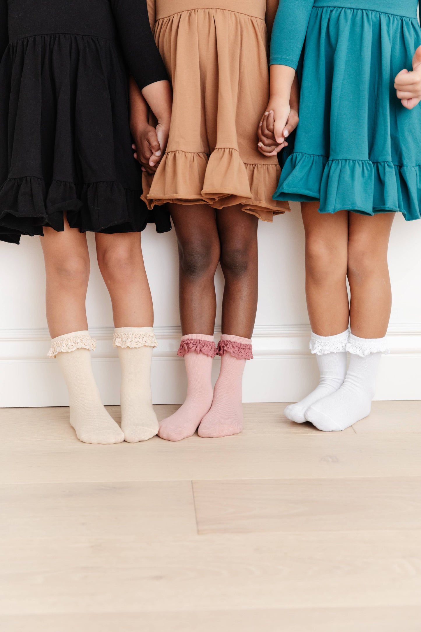 White Lace Midi Socks (3-Pack) | Little Stocking Co.