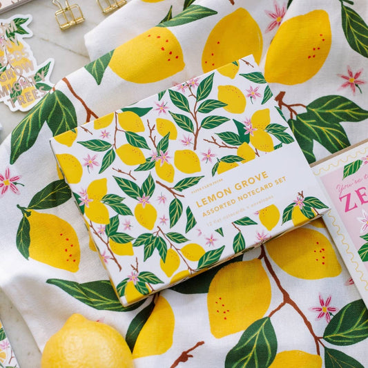 Lemon Grove Notecard Set | Paper Farm Press