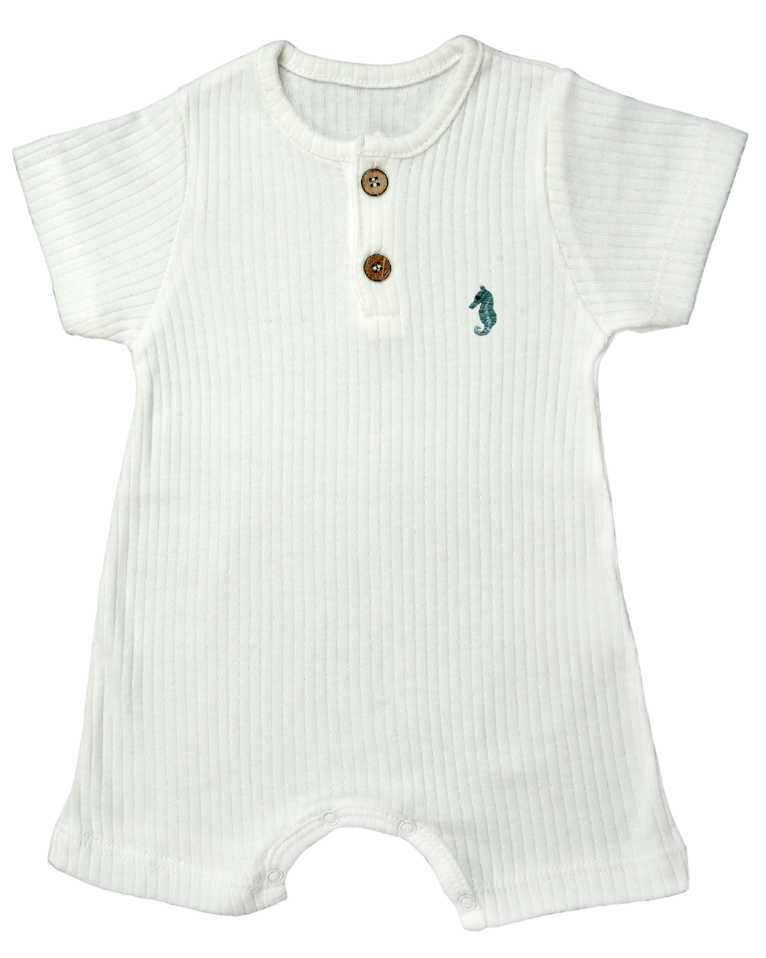 Sea Animals Embroidered Romper | Himmelberg Baby