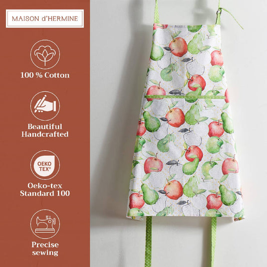 Apples & Pears Apron | Maison d'Hermine