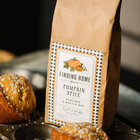 Pumpkin Spice Pancake & Waffle Mix | Finding Home Farms