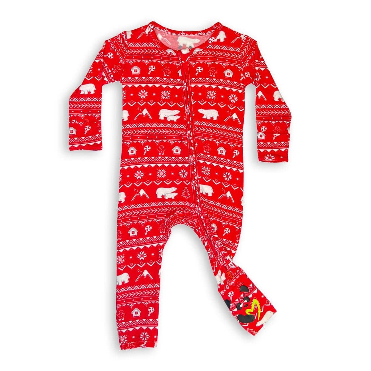 Polar Isle Red Romper | Bellabu Bear