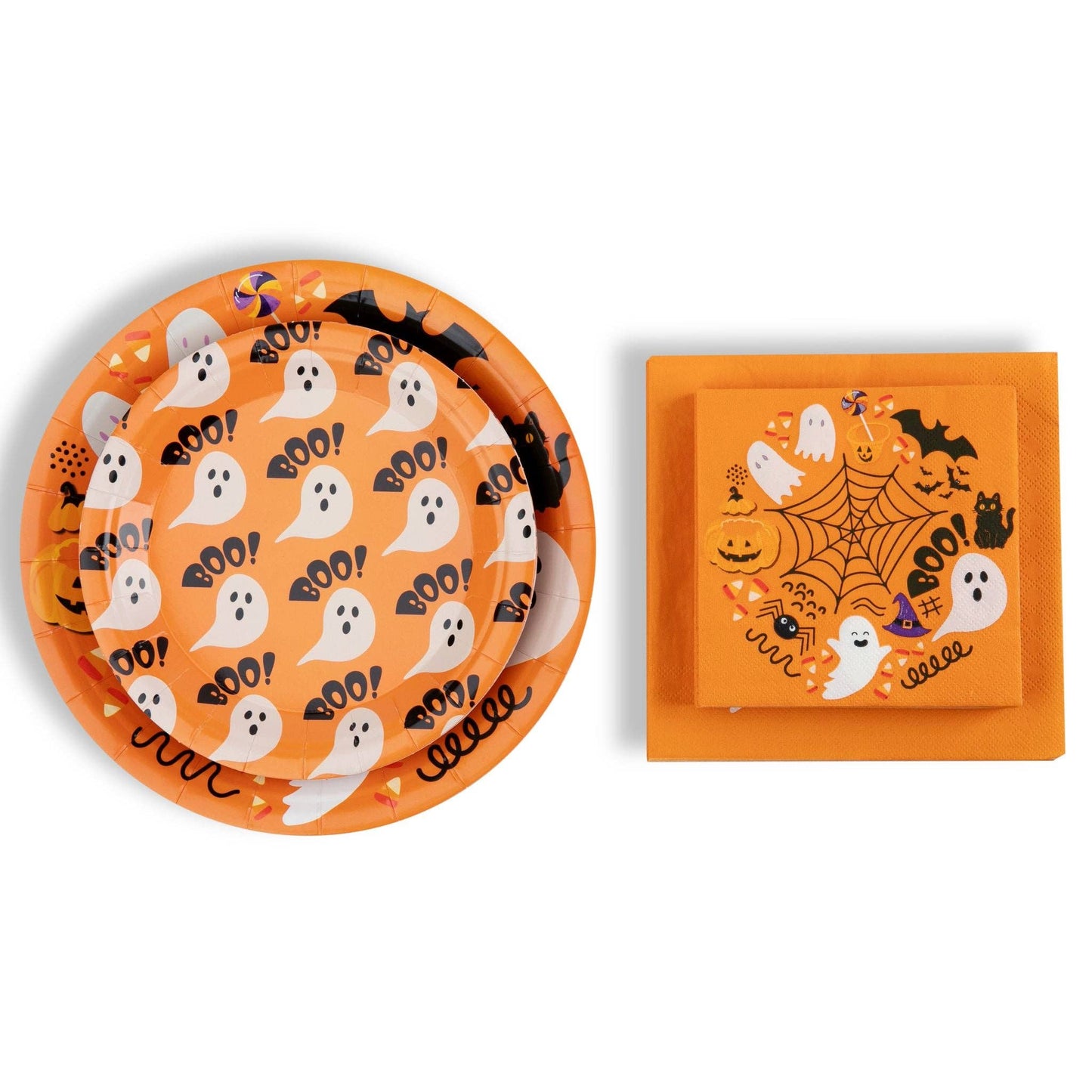 "Spooky Supper" 80 Piece Paper Plate & Napkin Set | Fabuplates
