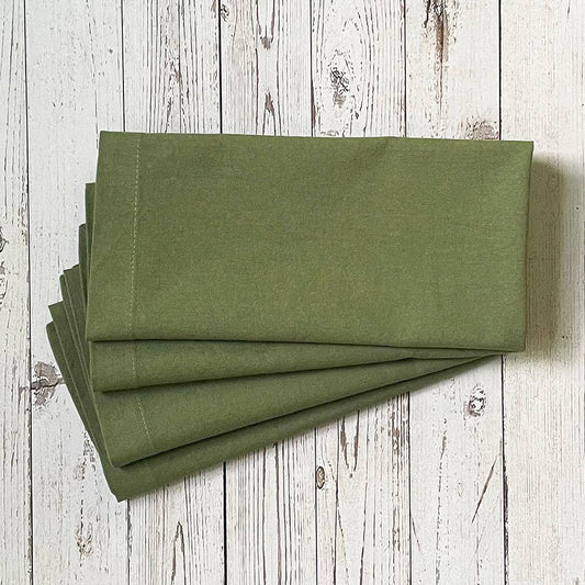 Forest Green Cotton Napkin (Set of 4) | Mahogany