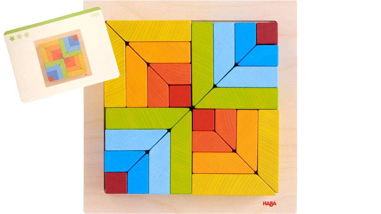 Creative Stones 3D Wooden Arranging Blocks | HABA