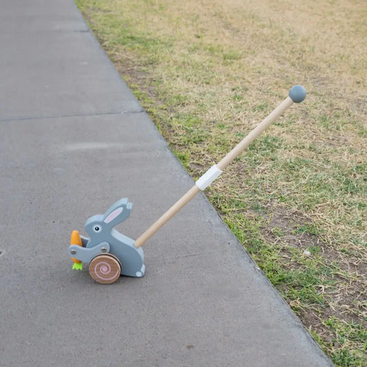 Bunny Roll-Along Push Toy | Jack Rabbit Creations