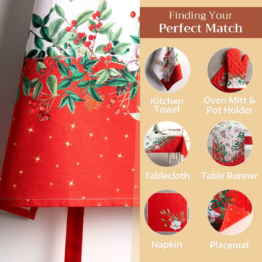 Noel Cotton Apron | Maison d'Hermine