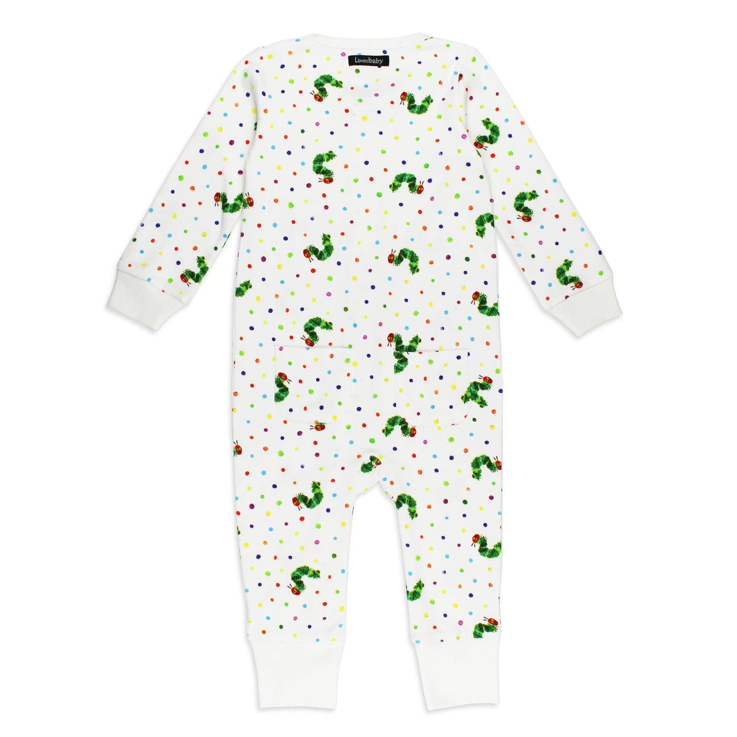 Caterpillar Organic 2-Way Zipper Romper | L'ovedbaby