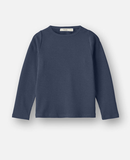 Kenna Long Sleeve Top - Insignia Blue | Fliink