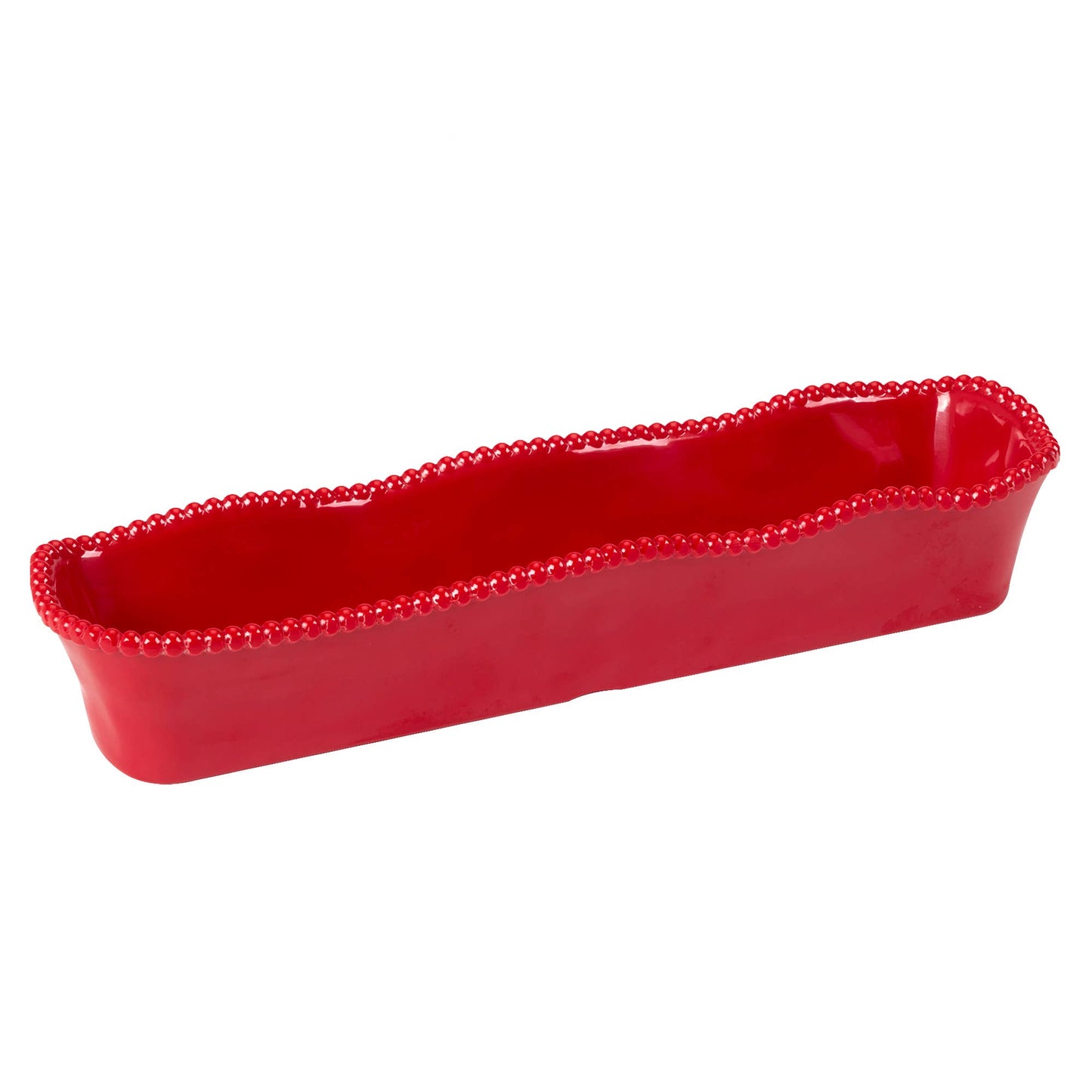 Perlette Red Melamine Cracker Tray | Certified International
