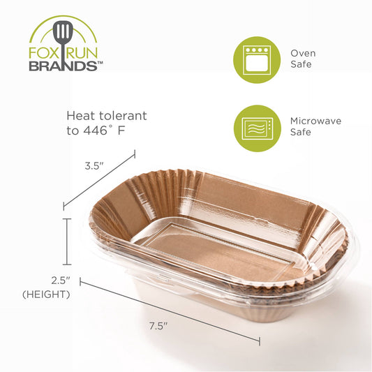 Parchment Paper Loaf Pan Liners - 9" x 5" | Fox Run Brands