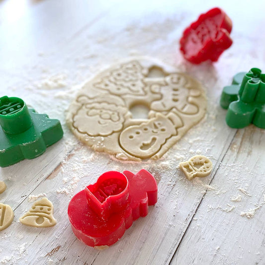 Christmas Cookie Stamps Double Sided S/4 | R&M International