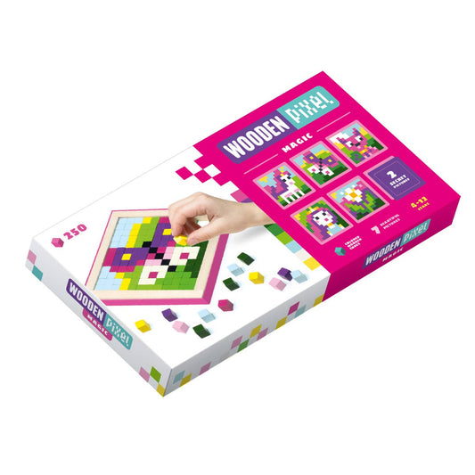 Cubika Wooden Pixel Magic Mosaic | Toysmith