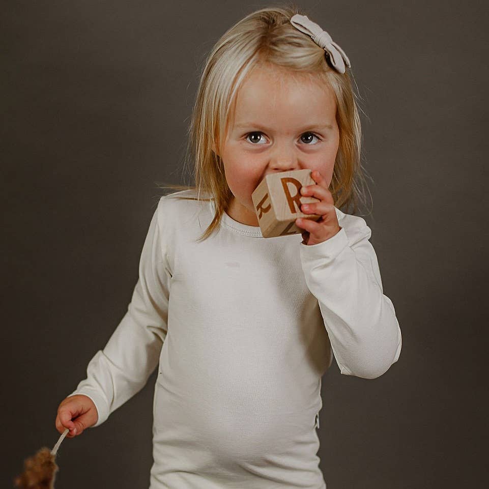 Ecru Organic Bodysuit | Babymood Norway