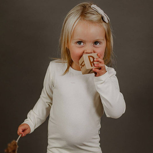 Ecru Organic Bodysuit | Babymood Norway