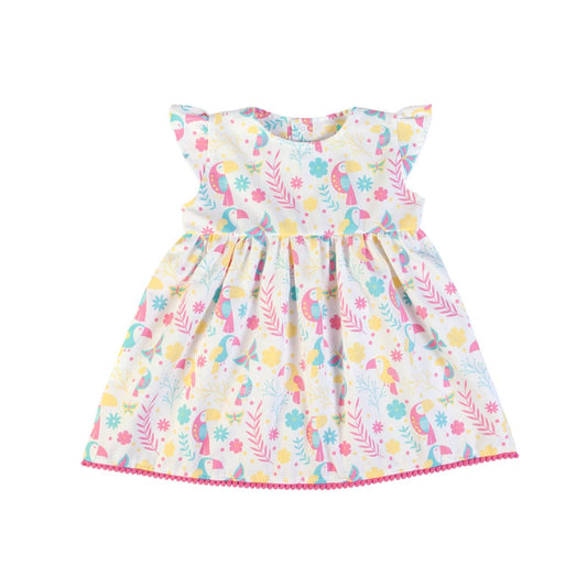 Pink Toucan Dress | FS Baby