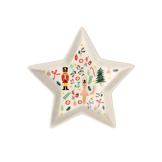 Nutcracker Large Star Snack Bowl | Dexam