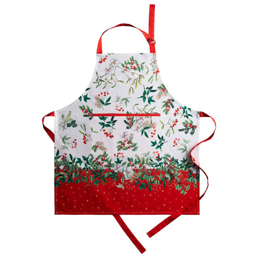 Noel Cotton Apron | Maison d'Hermine