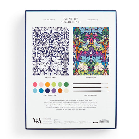 William Morris Brother Rabbit Paint by Number | Galison