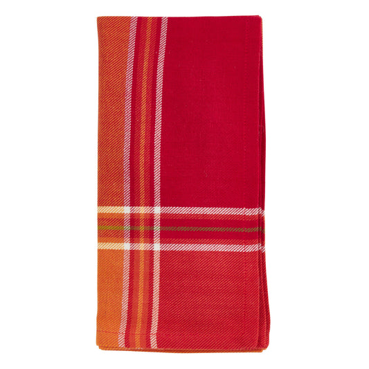 Pumpkin and Leaf Jacquard Cloth Napkin Set/4 | Saro Lifestyle