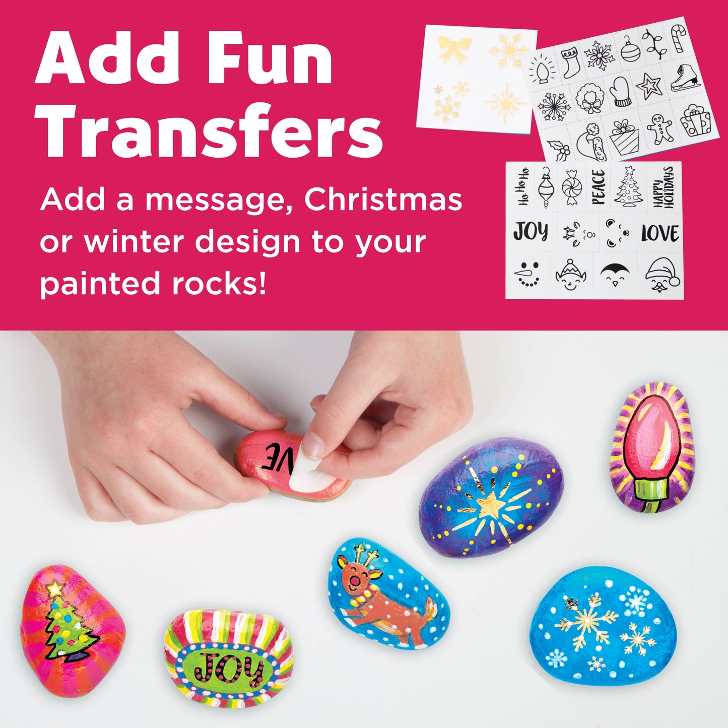 Holiday Hide & Seek Rock Painting Craft Kit | Faber-Castell