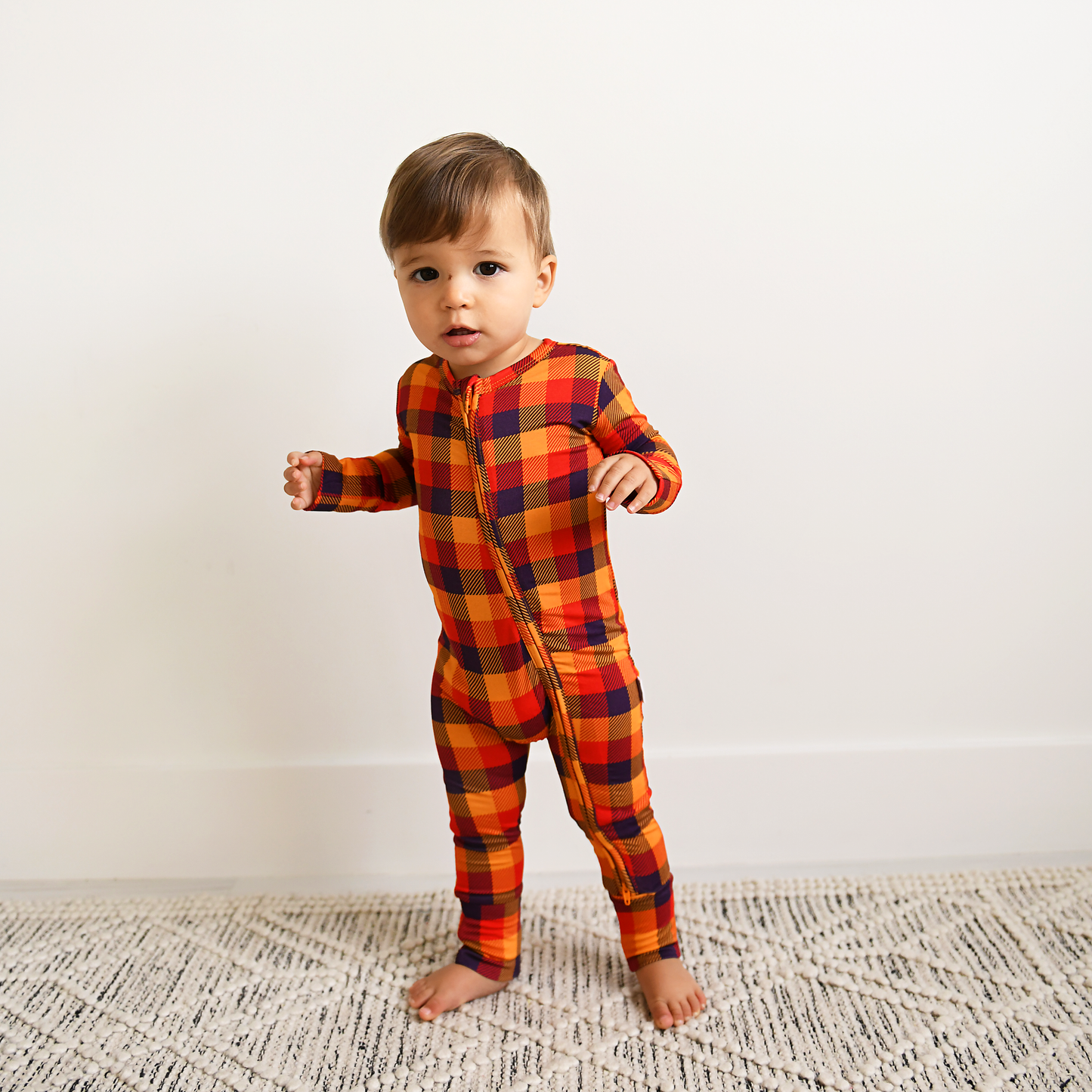 Cedar Zip Bamboo Romper | Gigi & Max