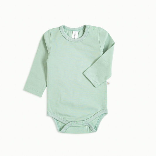 Light Green Organic Bodysuit | Babymood Norway