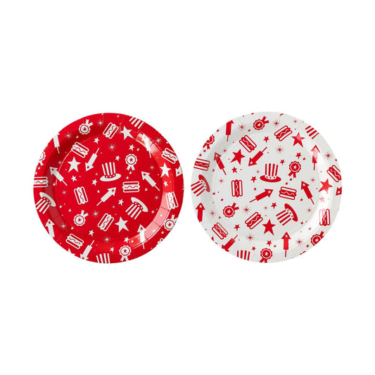 Americana Icon Paper Plate Set | My Mind's Eye