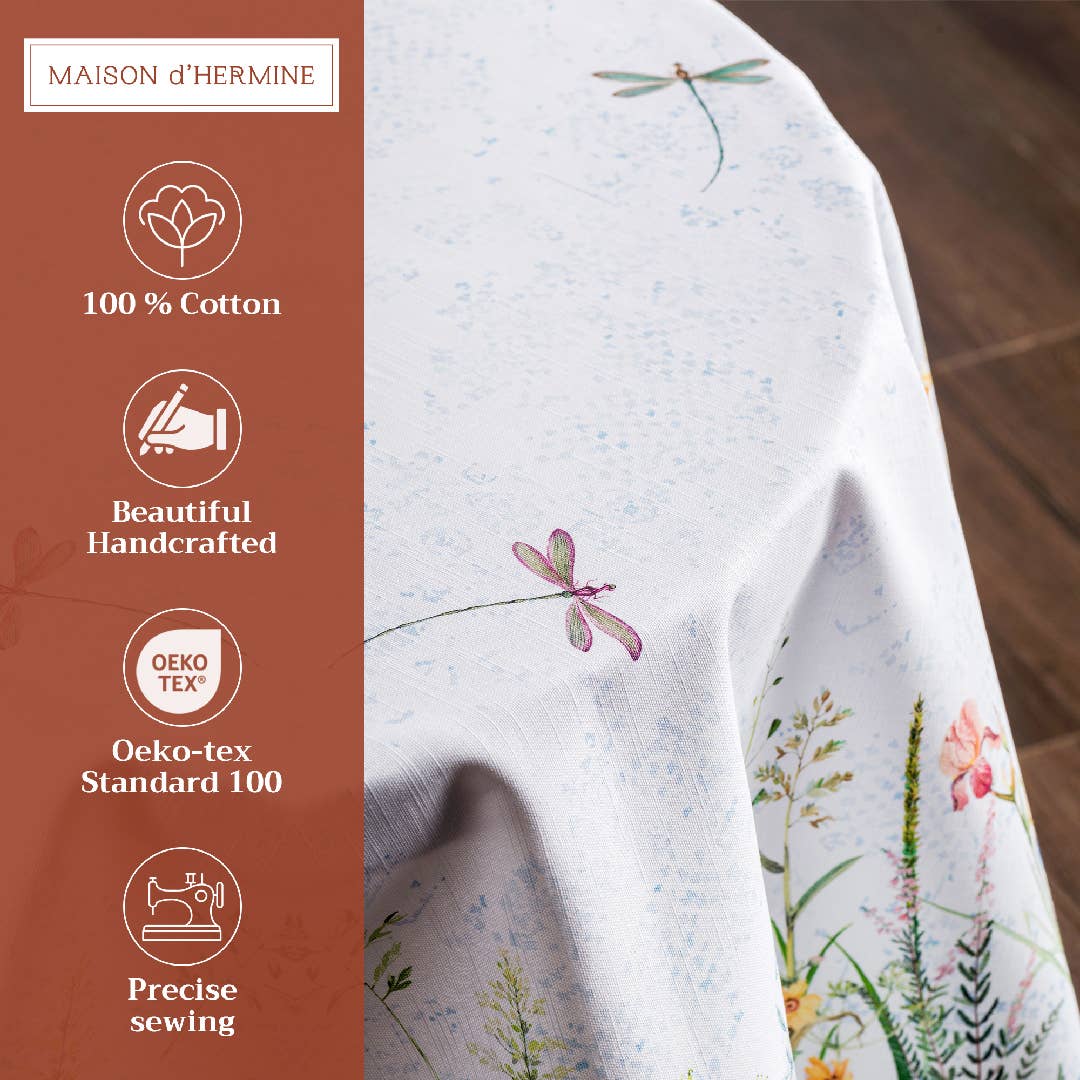 Fleurs De Mai Tablecloth (Various Sizes) | Maison d'Hermine