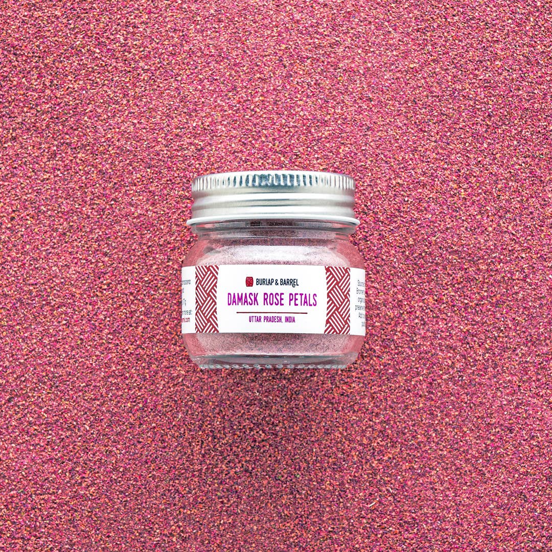 Damask Rose Petals - Single Origin Spice & Seasoning | Burlap & Barrel
