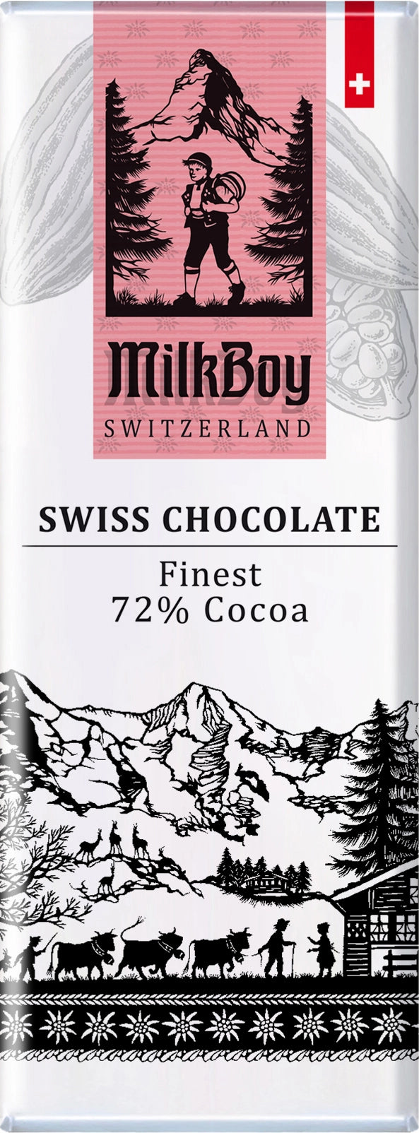 1.4 oz Snack Size Chocolate Bars (Various Flavors) | MilkBoy Swiss Chocolate