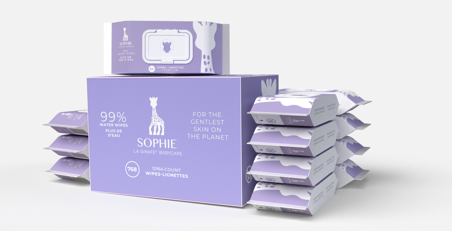 99% Water Wipes | Sophie La Girafe Babycare