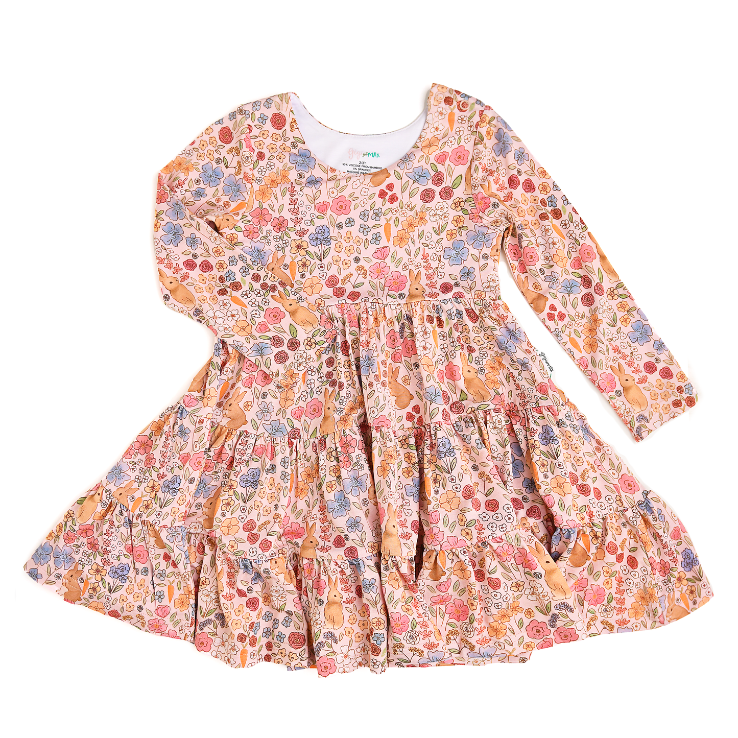 Meadow Floral Bunny Bamboo Dress | Gigi & Max
