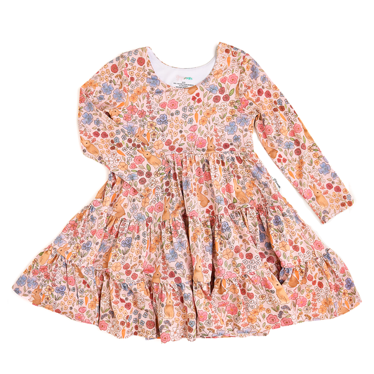 Meadow Floral Bunny Bamboo Dress | Gigi & Max