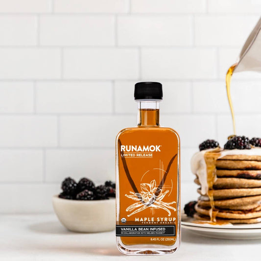 Vanilla Bean Infused Organic Maple Syrup | Runamok