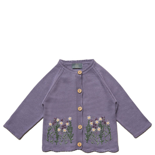 Purple Saga Cardigan | Hanevild