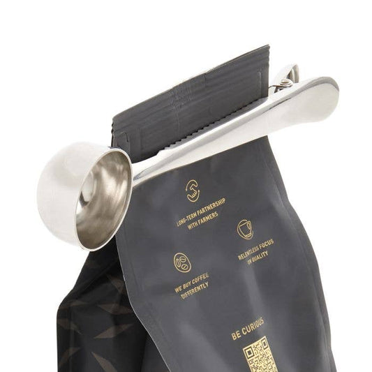 Fino Coffee Scoop With Bag Clip | HIC Kitchen