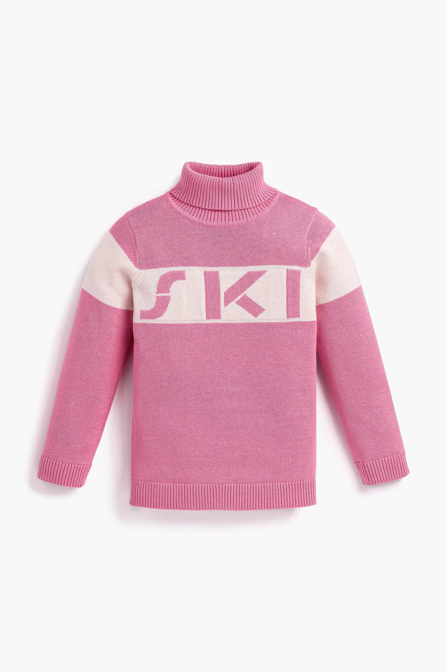 Pink Ski Sweater | Monica + Andy