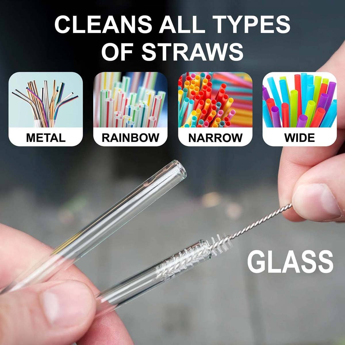 Extra-Long Straw Cleaning Brush | HIC Kitchen