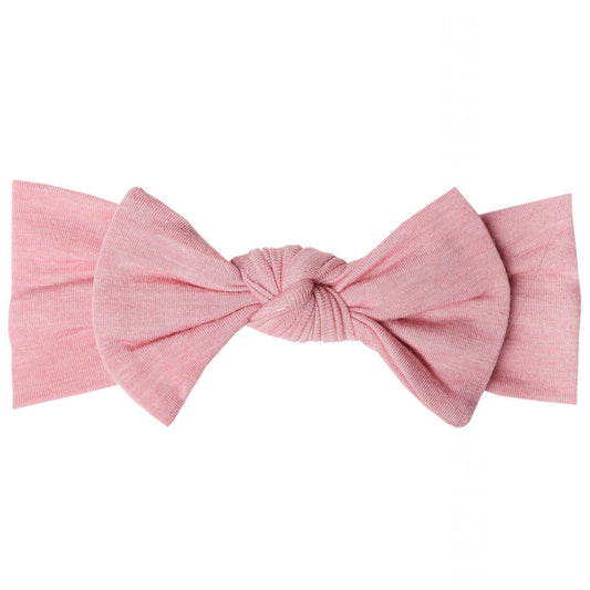 Darling Knit Headband Bow | Copper Pearl