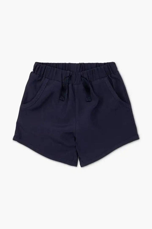 Navy Pocket Swim Trunks | Monica + Andy